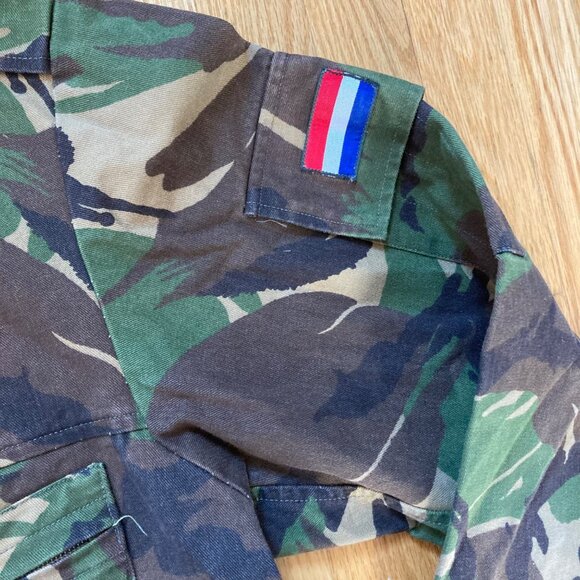 Dutch Military Camo Field Jacket DPM Army Shirt MADE IN HOLLAND - Picture 6 of 9